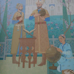 پور سینا در هنگام تدریس موزه افشنه