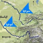 آمو در یا مرز میان افغانستان و تاجکستان را طی کرده وارد ترکنستان شده و به اورال وی ریزد