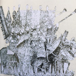 مسلمانان اندلس در سال 824 کرت را تسخیر کردند و پایتخت خود را شهری به نام خندق قرار داد .که امروزه هیراکلیون خوانده می شود . آنها 130 سال یر جزیره حکومت کردند